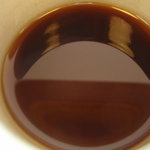 手打そば 石橋庵 - 汁も、濃い、旨味豊富な辛口系。これは、江戸前の汁です。