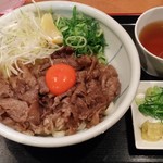 讃岐のおうどん 花は咲く - 極上の肉うどん(ぶっかけ風)／冷
