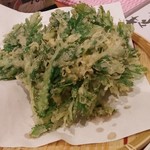 讃岐のおうどん 花は咲く - 春菊天（サービスで大盛？）