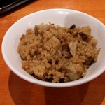 麺屋 六感堂 - ポルチーニと焼豚（限定チャコ飯）