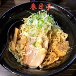 油そば専門店 春日亭 - 700円の割に麺量が少ない。