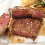 ステーキの正体です