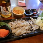 오징어슈퍼 - 料理写真:「산오징어회(サンオンジオフェ)」22000ウォン