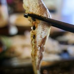 오징어슈퍼 - 「산오징어회(サンオンジオフェ)」22000ウォン