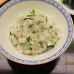 味 ふくしま - 氷魚と青菜のご飯