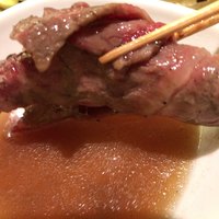 天壇 赤坂店 - 出汁につけて食べます