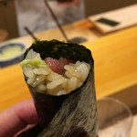 鮨 あらい - 中落ち手巻き