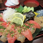 野口鮮魚店 - 上　紅白浅漬け丼