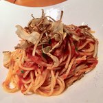 パッパトリア - ゴロゴロ豚肉のトマトラグーソースパスタ(美味しい！)