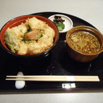 ハモ天丼セット