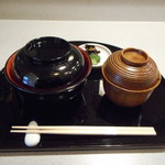 万るやま - ハモ天丼セット