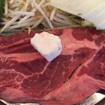 肉屋の正直な食堂 - 肉屋のビフテキ 1,000円