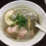 自家製麺 5102 - 泥煮干し中華そば 
            セメント系で粘土あり、あったまります。