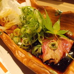 喜助 - 阿波牛イチボのタタキ　魚料理も美味いが肉も絶品！！ 