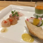 ビストリア 魚タリアン - 前菜盛り合わせ