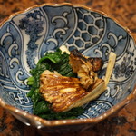 ぼるた - ほうれん草と松茸のお浸し