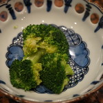 ぼるた - 帆立の出汁で炊いたブロッコリー