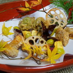 かたつむり - 揚げ物盛合せ