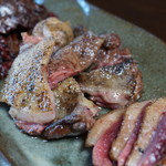 かたつむり - 真鴨炭火焼(もものあたり)UP