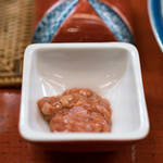 割烹 やました - 2017.11 鯛の塩辛（500円）
