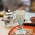 割烹 やました - 2017.11 田酒 純米（1合1,400円）