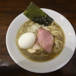 煮干し中華蕎麦 山崎 - 味玉煮干しラーメン