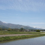 北アルプス牧場 - 美しい安曇野の景色