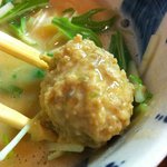 おかじ - つみれ　蓮根が入っていてシャキシャキ