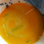 おかじ - 肉味噌投入して、スープ割り