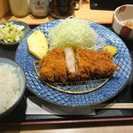とんかつ 田 - ロースカツ定食  1,380円