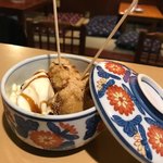 Fukuoka Hakata Yakitori Ganso Negikimoya - 揚げ餅アイス