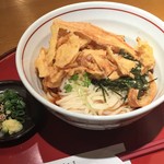 能古うどん - ぶっかけゴボウ天（冷）550円