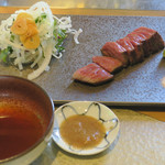 GINZA STEAK A5 DAIGO - Ａ５赤身肉ステーキ（おかわりステーキ無料）