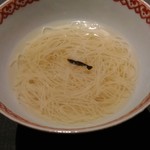 茶禅華 - 岩茶奇蘭（岩茶入り素麺）