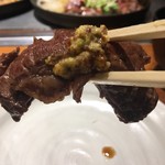 Okonomiyaki Goroppe Shokudou - 粒マスタードで食べますよー