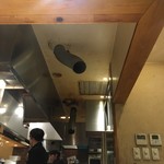 Okonomiyaki Goroppe Shokudou - 手前のダクトから排気が私を直撃|(￣3￣)|