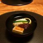 柏屋 大阪千里山 - おこぜ葛うちの椀物