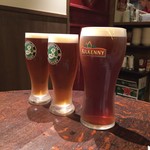 THE COOPER'S Irish Pub - 3杯並べて♪