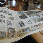 手打そば まちだ - 新聞を読んで待つ