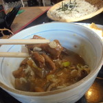 手打そば まちだ - もつ煮400円