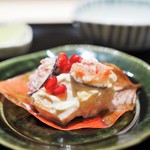 にい留 - 無花果と柿の白和え