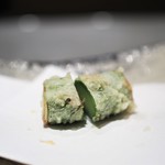 にい留 - 長崎の対馬の秋アスパラ　根元