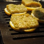 焼肉 うしみつ一門 - 上ミノのバジルレモン焼き