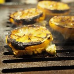 焼肉 うしみつ一門 - 上ミノのバジルレモン焼き