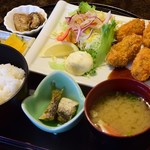 園 - カキフライ定食