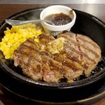 いきなりステーキ - ワイルドハンバーグ（1100円外税）