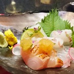 La BOMBANCE - 平貝盛り 炙り平貝 平目 のど黒