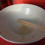 ラーメン二郎 - しっかり完飲(*^^)v