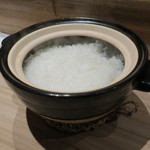 恵比寿 米ル - （岐阜県下呂市の）龍の瞳の土鍋ご飯1