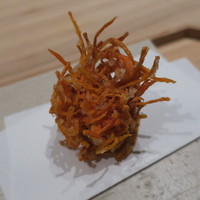 恵比寿 米ル - 季節のかき揚げ：人参のかき揚げ2